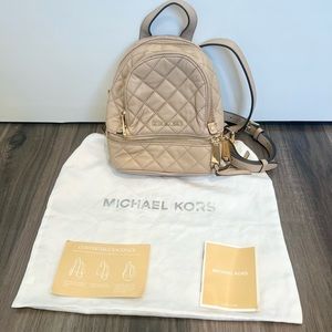 Michael Kors Leather Backpack